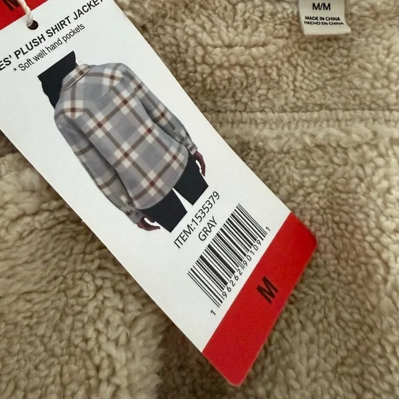 Sage Collective Fleece Plaid Jacket - Picture 10 of 10